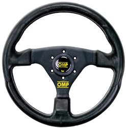 OMP Racing GP sports steering wheel - 330 mm - Polyurethane - Black