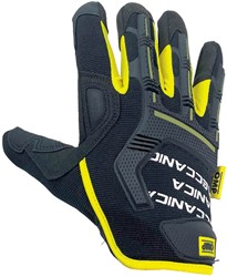 OMP MECCANICA MECH gloves Black YELL. L OMP MECCANICA MECH gloves Black YELL. L