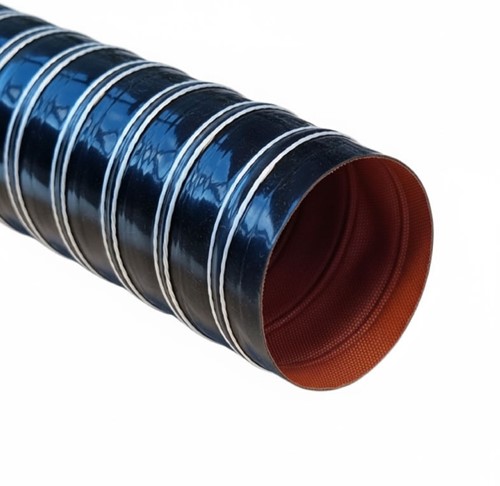 2-ply Ducthose Silicone/Fiberglass - ID= 102mm - Black-2