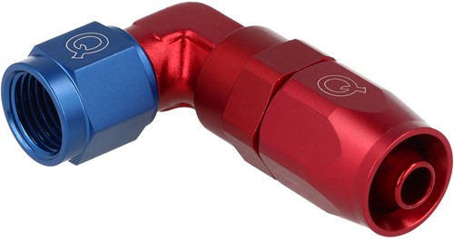 QSP hose adapter lightweight straight 90° forged AN6-2