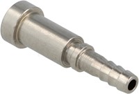 Crimp hose end Concave male SS - D03 - L=32,3mm