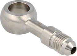 QSP stainless steel banjo eye straight male