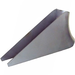 Stalen gusset - Gebogen model