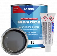Tenax Solido Grigio Scuro (Dark Gray) - Two-component polyester stone adhesive - 1L