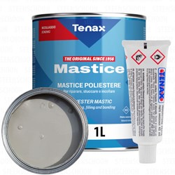 Tenax Solido Holonite (Concrete Grey) - Two-component polyester stone adhesive - 1L