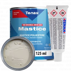 Tenax Solido Paglierino (Beige) - Two-component polyester stone adhesive - 125ml